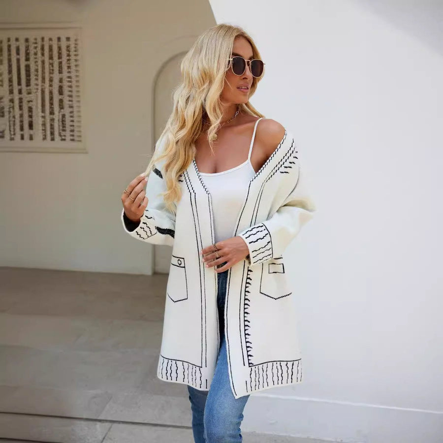 Daphne Cardigan with Long Sleeve and Pockets