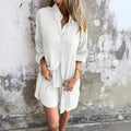 Daphne Casual Blouse with Button Front