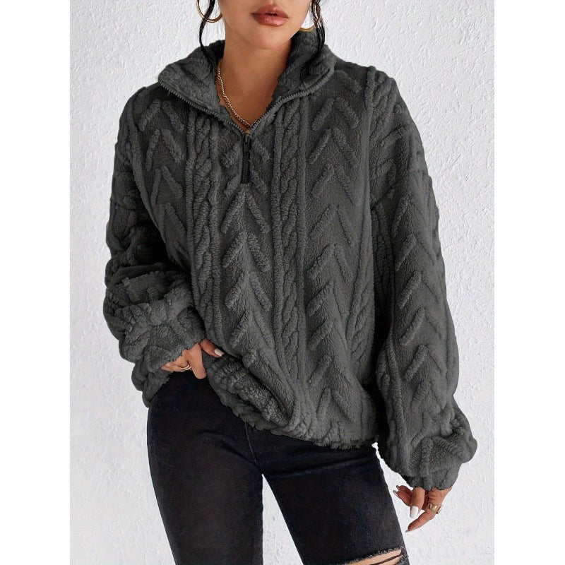 Daphne Hoodie with Hood in Dark Grey