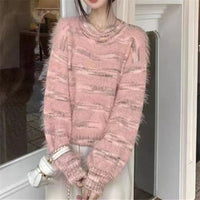 Daphne Knit Sweater in Pink