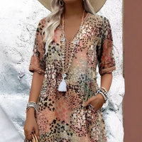 Dara Casual Midi Dress with Pockets