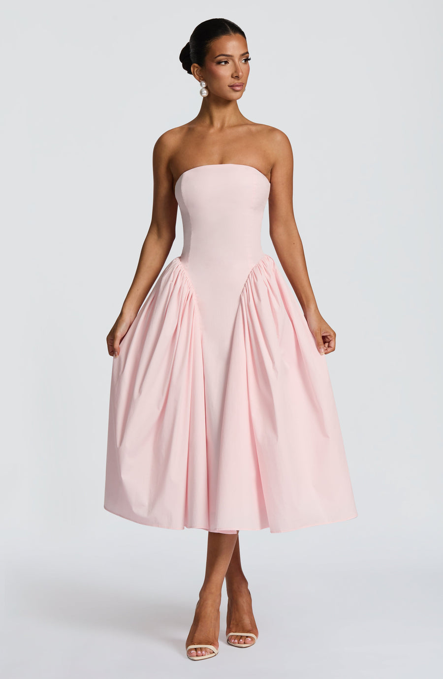Diana Midi Dress – Blush