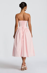 Diana Midi Dress – Blush