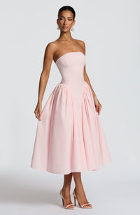 Diana Midi Dress – Blush