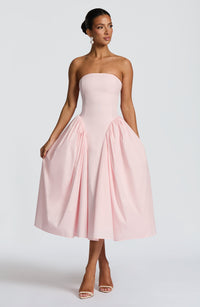 Diana Midi Dress – Blush