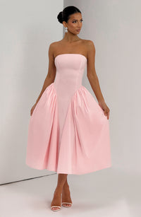 Diana Midi Dress – Blush