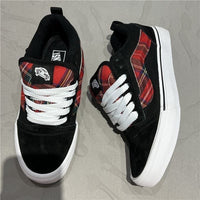 Darveth Women's Plaid Canvas Sneakers