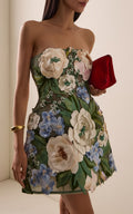 DOMINIQUE | EMBROIDERED MINI DRESS