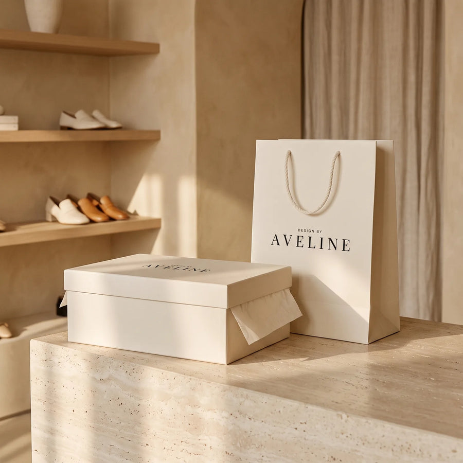 Design By Aveline packaging