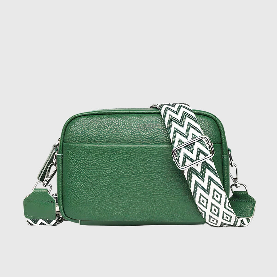Giulia | Women's Leather Crossbody Bag with Wide Strap