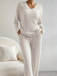 Celeste Ribbed Knit Two-Piece Set