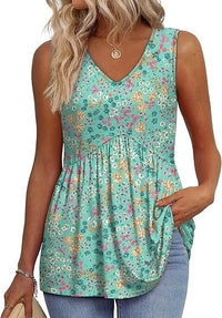 Deanna™ Elegant Casual Daily Top in Light Green