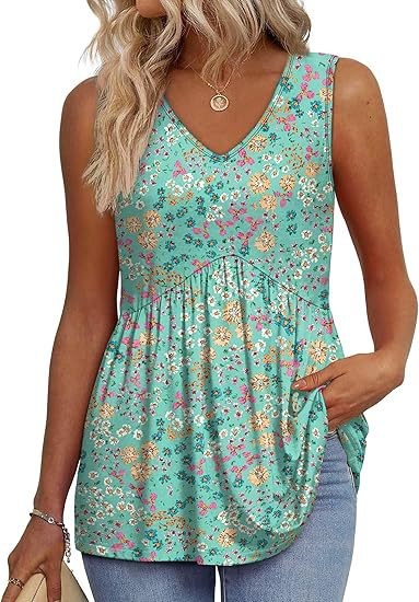 Deanna™ Elegant Casual Daily Top in Light Green