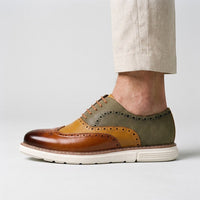 Declan Wingtip Brogue Oxford in Emerald