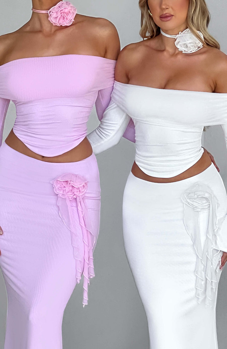 Aria Maxi Skirt in Ivory