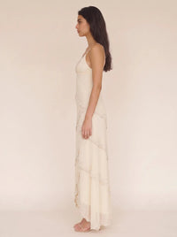 DELANEY MAXI DRESS Almond 3