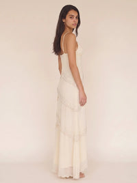 DELANEY MAXI DRESS Almond 6