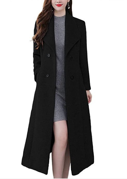 Delia Coat in Black