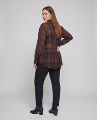 Delia Elegant Linen Blouse