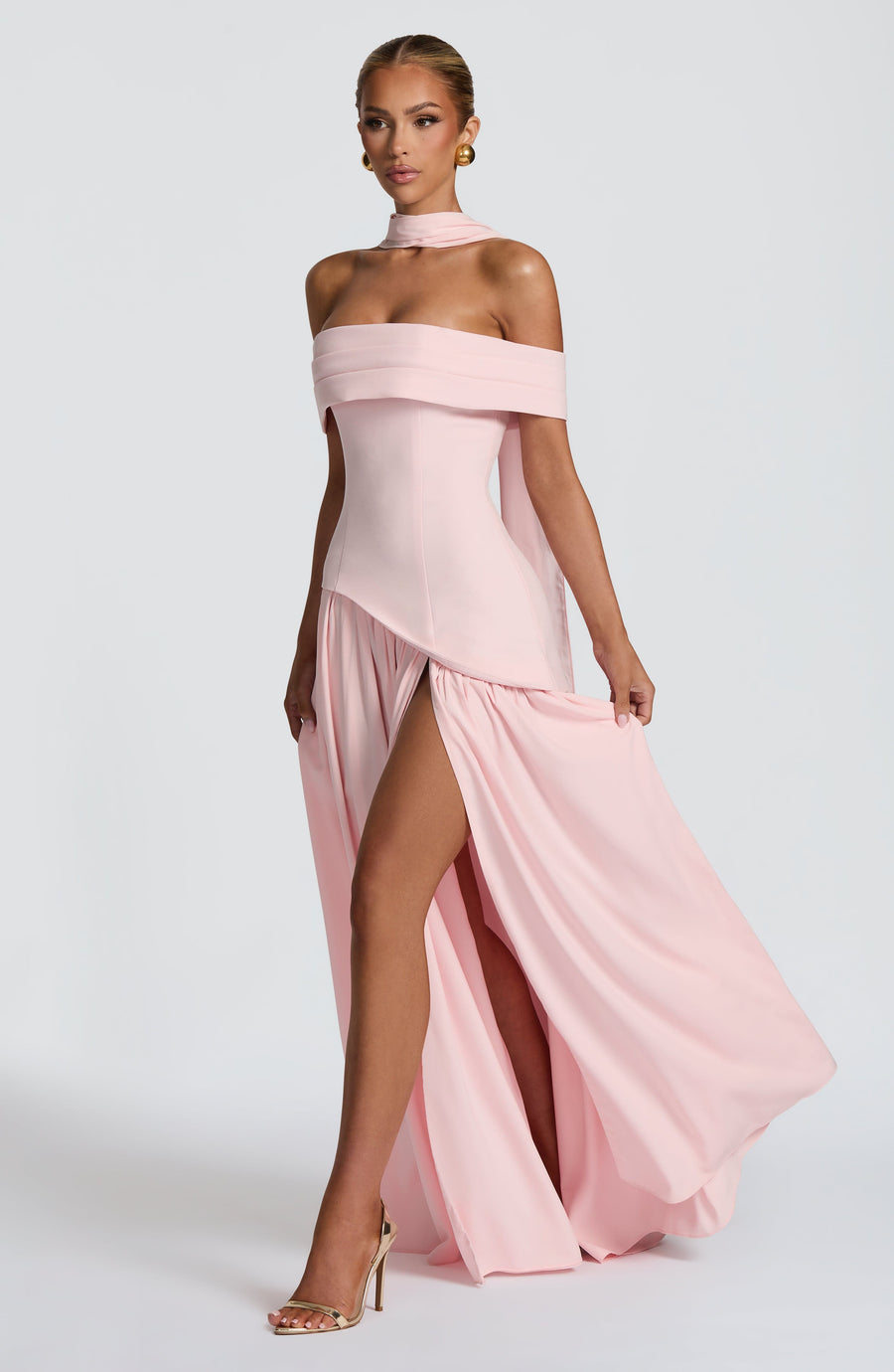 Sigrid Maxi Dress – Blush