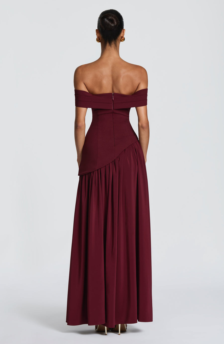 Sigrid Maxi Dress – Cherry Lacquer