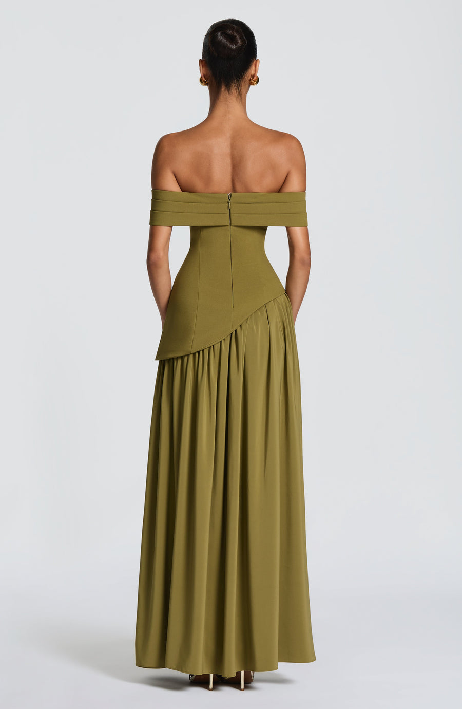 Sigrid Maxi Dress – Deep Olive