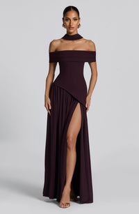 Sigrid Maxi Dress – Plum