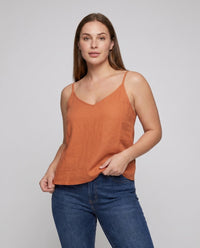Delphine Airy Linen Top