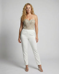 Delphine Elegant Jumpsuit in White