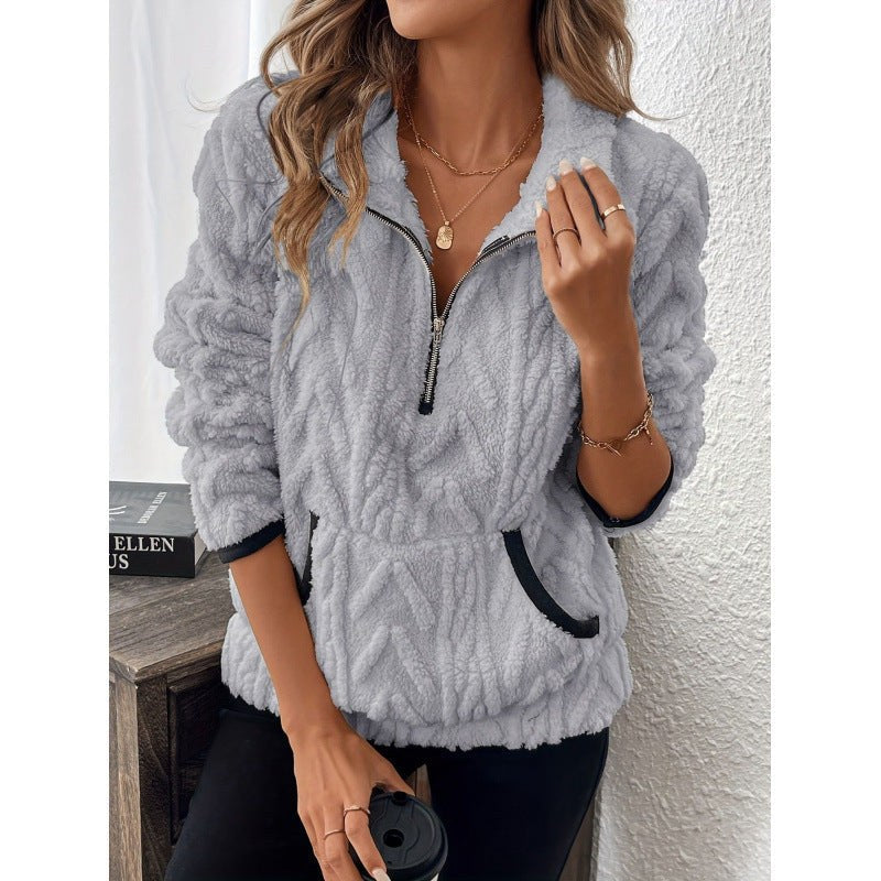 Delphine Sweater in Light Grey