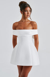 Melina Mini Dress – Ivory