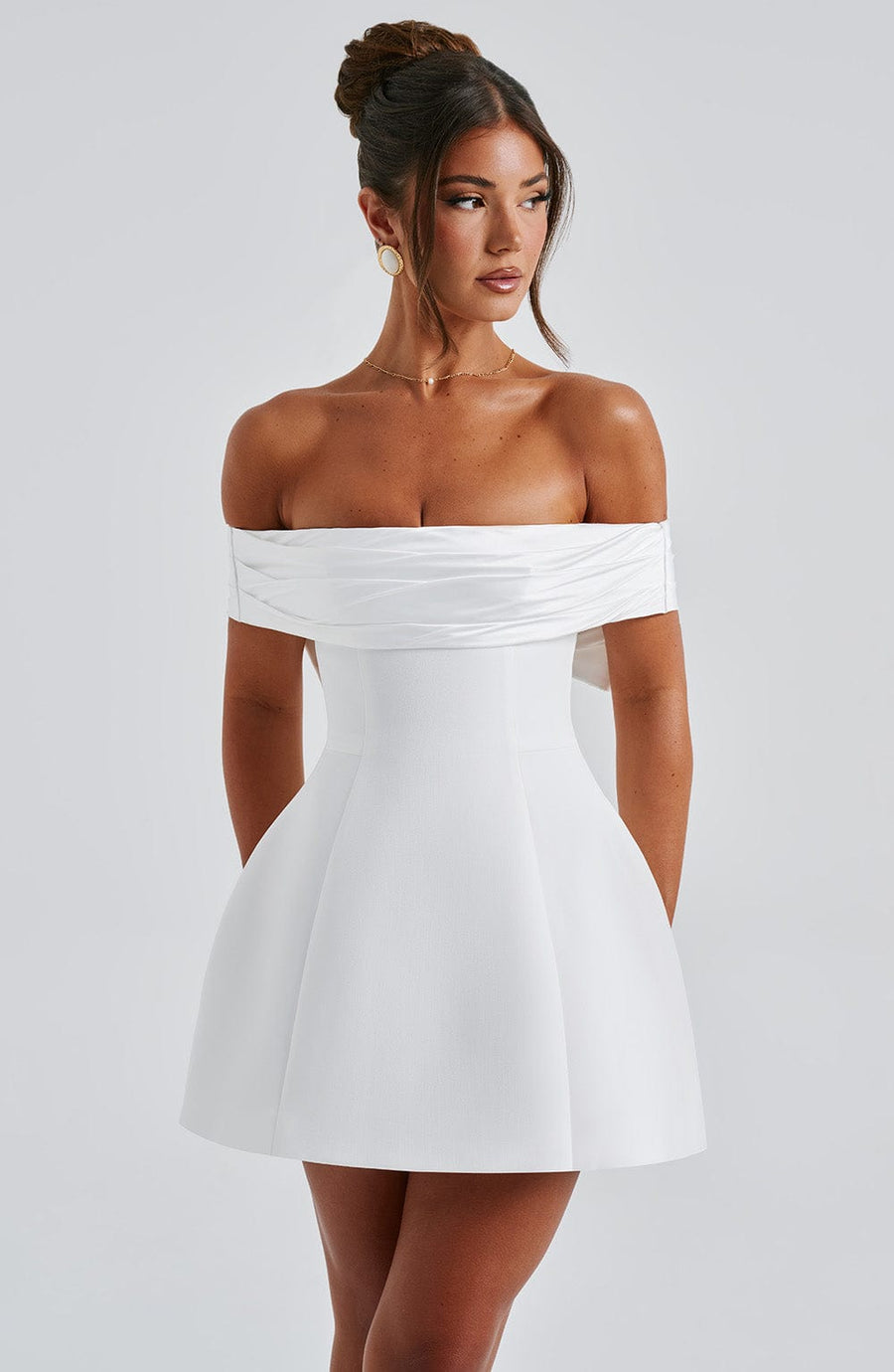Melina Mini Dress – Ivory