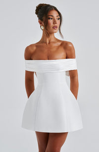 Melina Mini Dress – Ivory