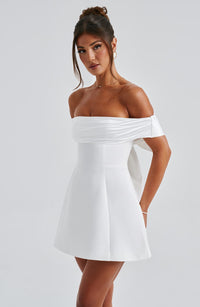 Melina Mini Dress – Ivory