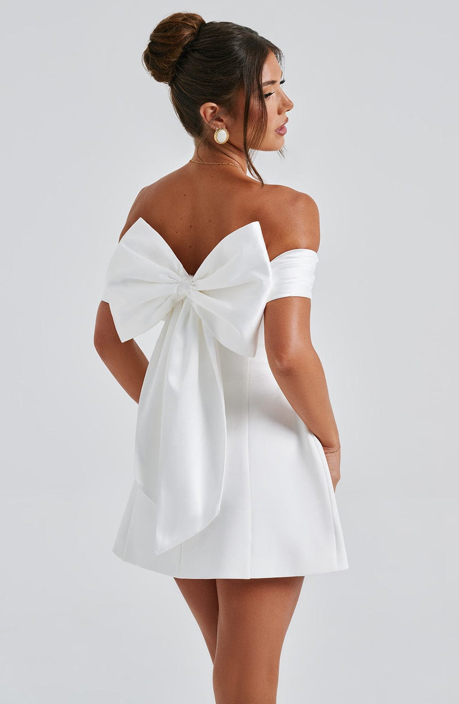 Melina Mini Dress – Ivory