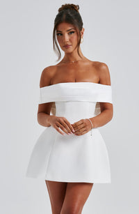 Melina Mini Dress – Ivory