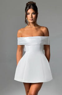 Melina Mini Dress – Ivory