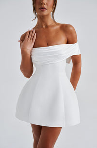 Melina Mini Dress – Ivory