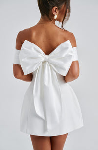 Melina Mini Dress – Ivory