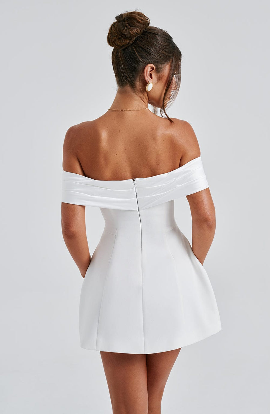 Melina Mini Dress – Ivory
