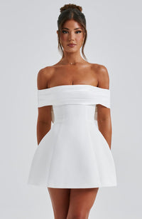 Melina Mini Dress – Ivory