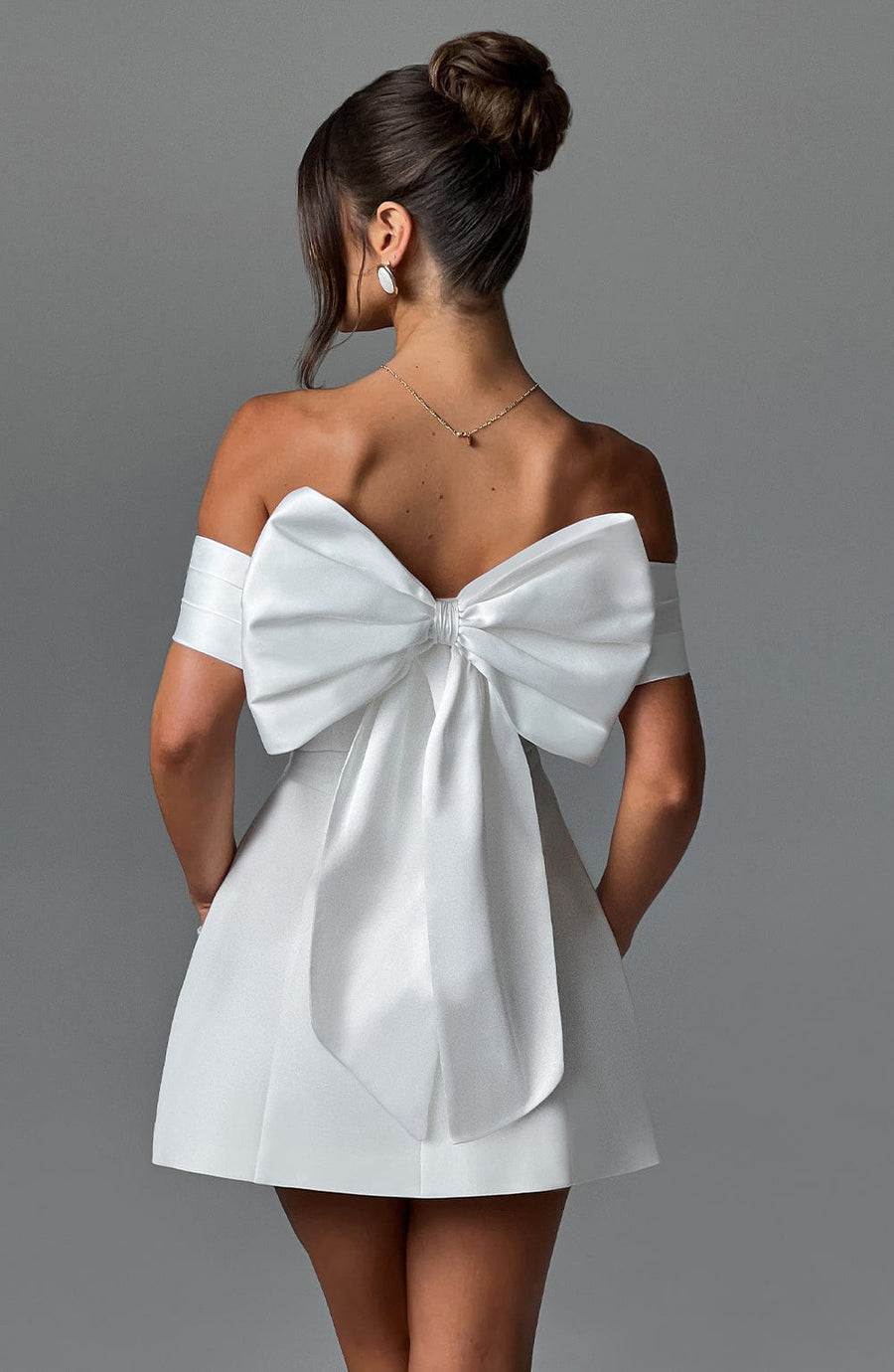 Melina Mini Dress – Ivory