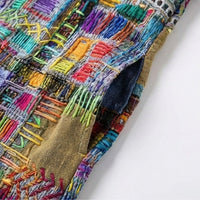 Delvara Women's Boho Print Midi Dress with Pockets in Light green