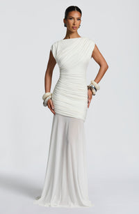Linnea Maxi Dress – Ivory