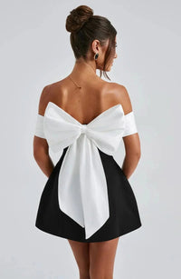 Demi | Bow Mini Dress
