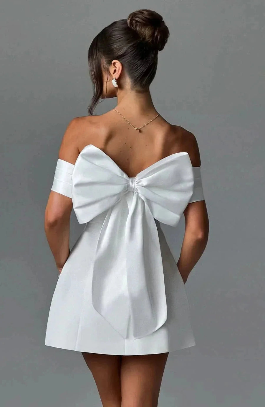 Demi | Bow Mini Dress