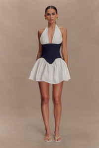 Denise | Halter Mini Dress