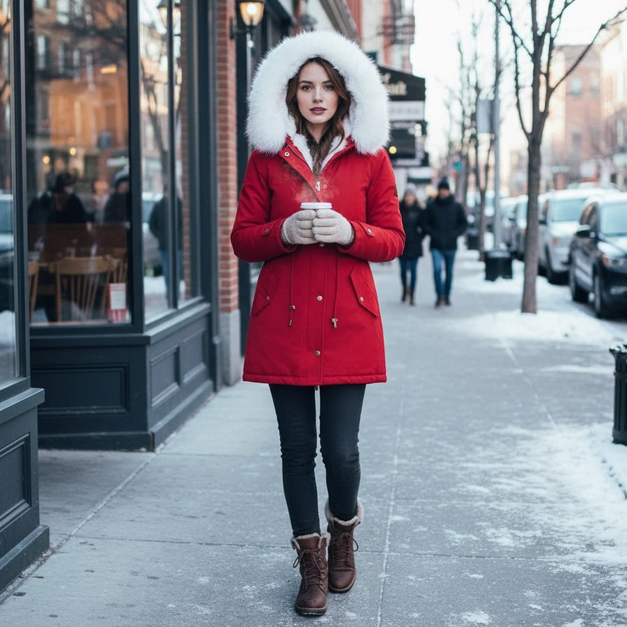 Denise Jacket in Red