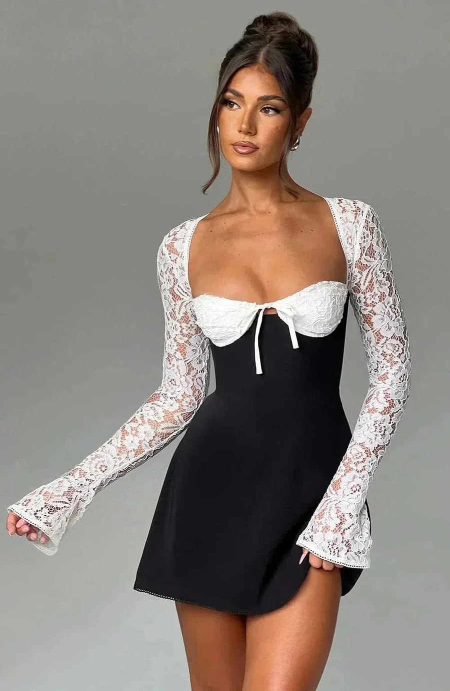 Denise | Lace Mini Dress