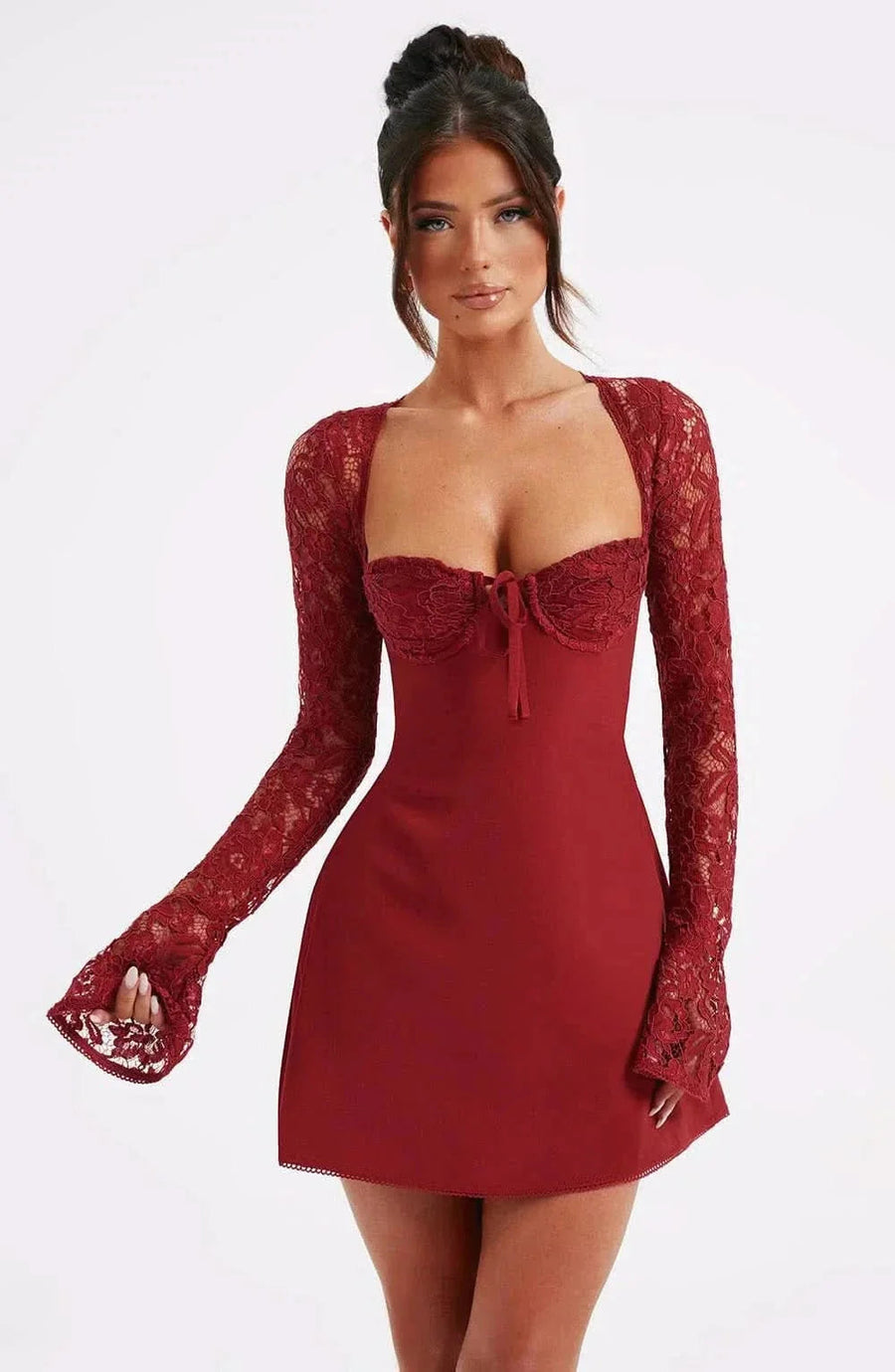 Denise | Lace Mini Dress